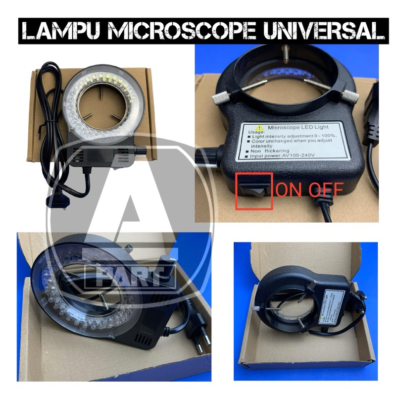 Jual LAMPU MICROSCOPE UNIVERSAL BLACK | Shopee Indonesia