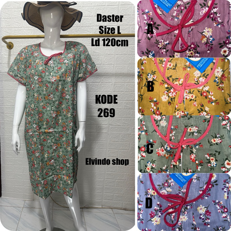 Jual Daster Jumbo L Ld 120cm Katun Jepang Lokal Motif bunga/kajep ...