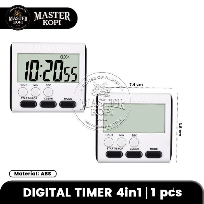 Jual Alarm Dapur Digital 4in1 / Digital Timer Kitchen (1 pcs) | Shopee ...