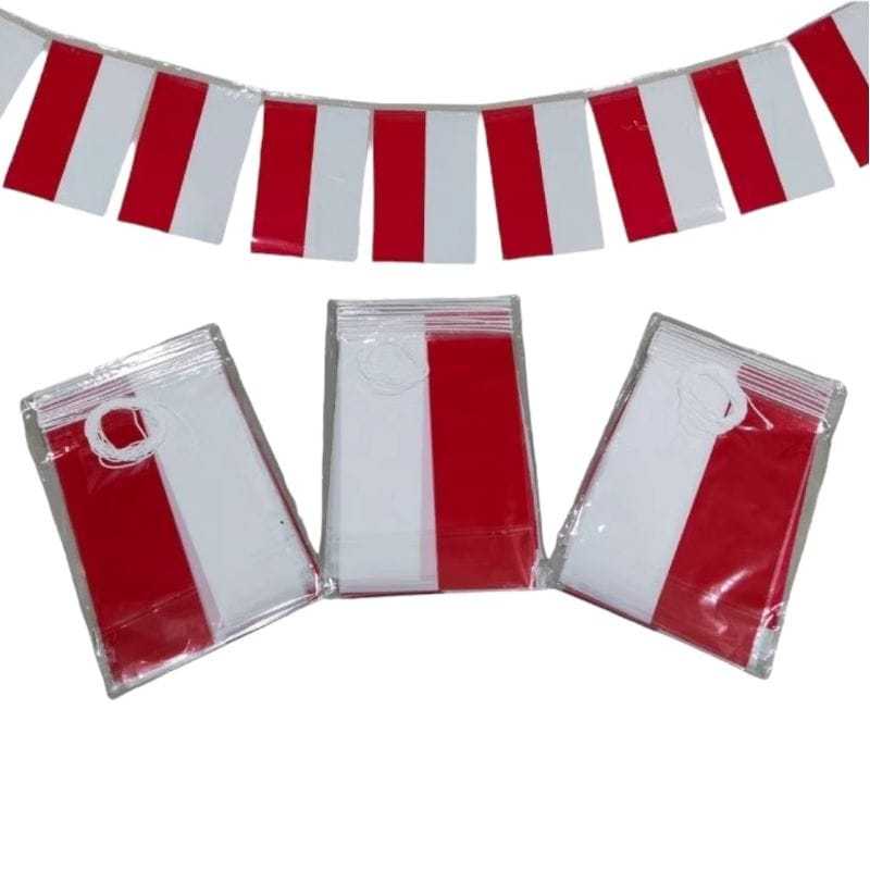 Jual Bendera Plastik Renteng Isi 100 Merah Putih | Shopee Indonesia