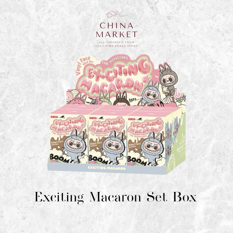 Jual [FAST PO] Labubu Macaron Set Box Original PopMart | Shopee Indonesia
