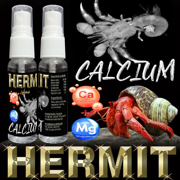 Jual HERMIT CALCIUM LIQUID HERMITCRAB KALSIUM KELOMANG DARAT KEONG ...