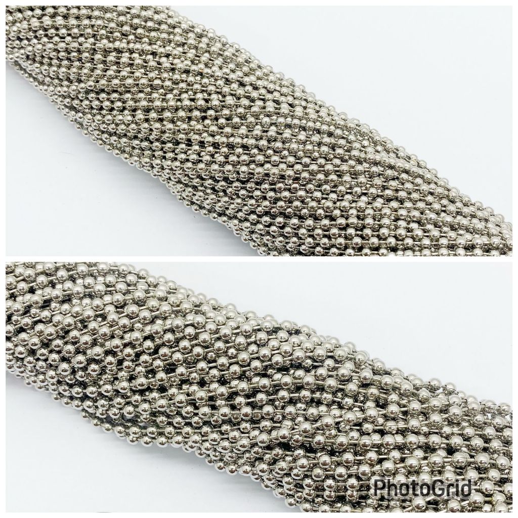 Jual 100 Mtr Rantai Biji Lada Merica / Rantai Kalung | Shopee Indonesia