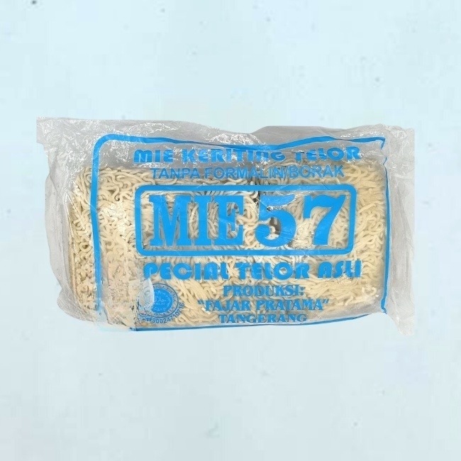 Jual Bakmie Ayam Mi Ayam Mie Pangsit Basah Merk 57 500gram | Shopee