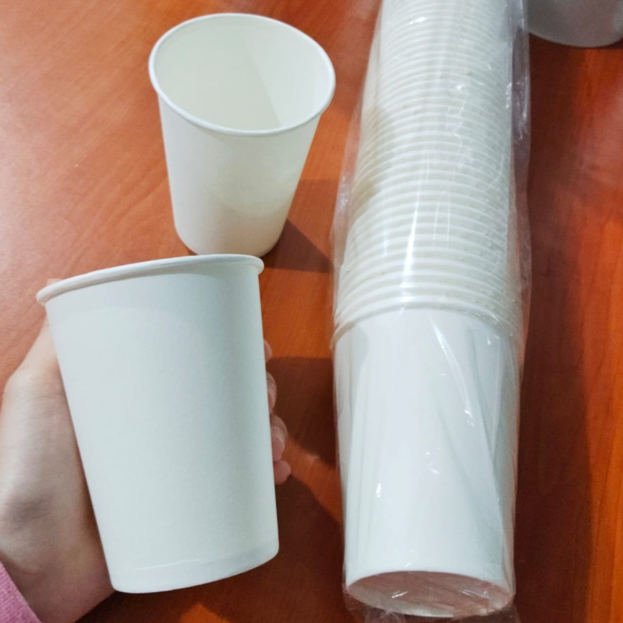 Jual Paper Cup Coffee FIVO - 8OZ Jumbo Polos - Grosir Gelas Kertas 8 OZ ...
