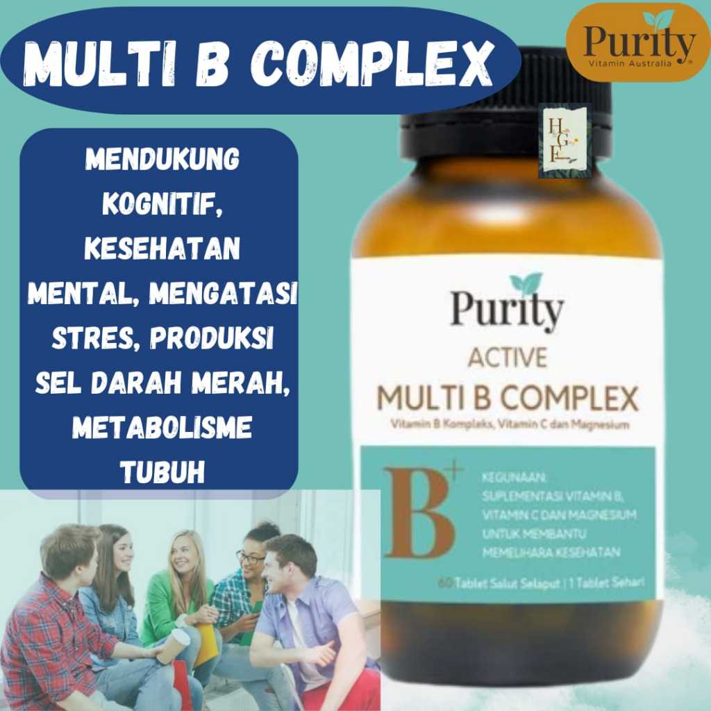 Jual Purity Active Multi B Complex - Vitamin B | Menjaga Kesehatan ...