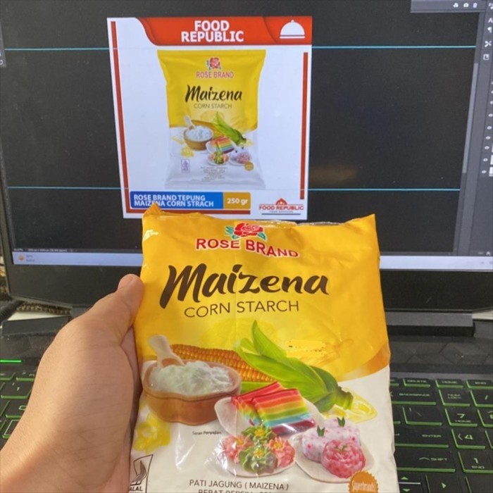 Jual Rose Brand Tepung Maizena Corn Strach 250 Gr Pati Jagung Halal ...