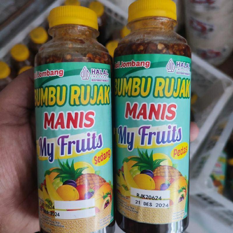 Jual bumbu rujak manis pedas 335gram/ bumbu rujak buah | Shopee Indonesia