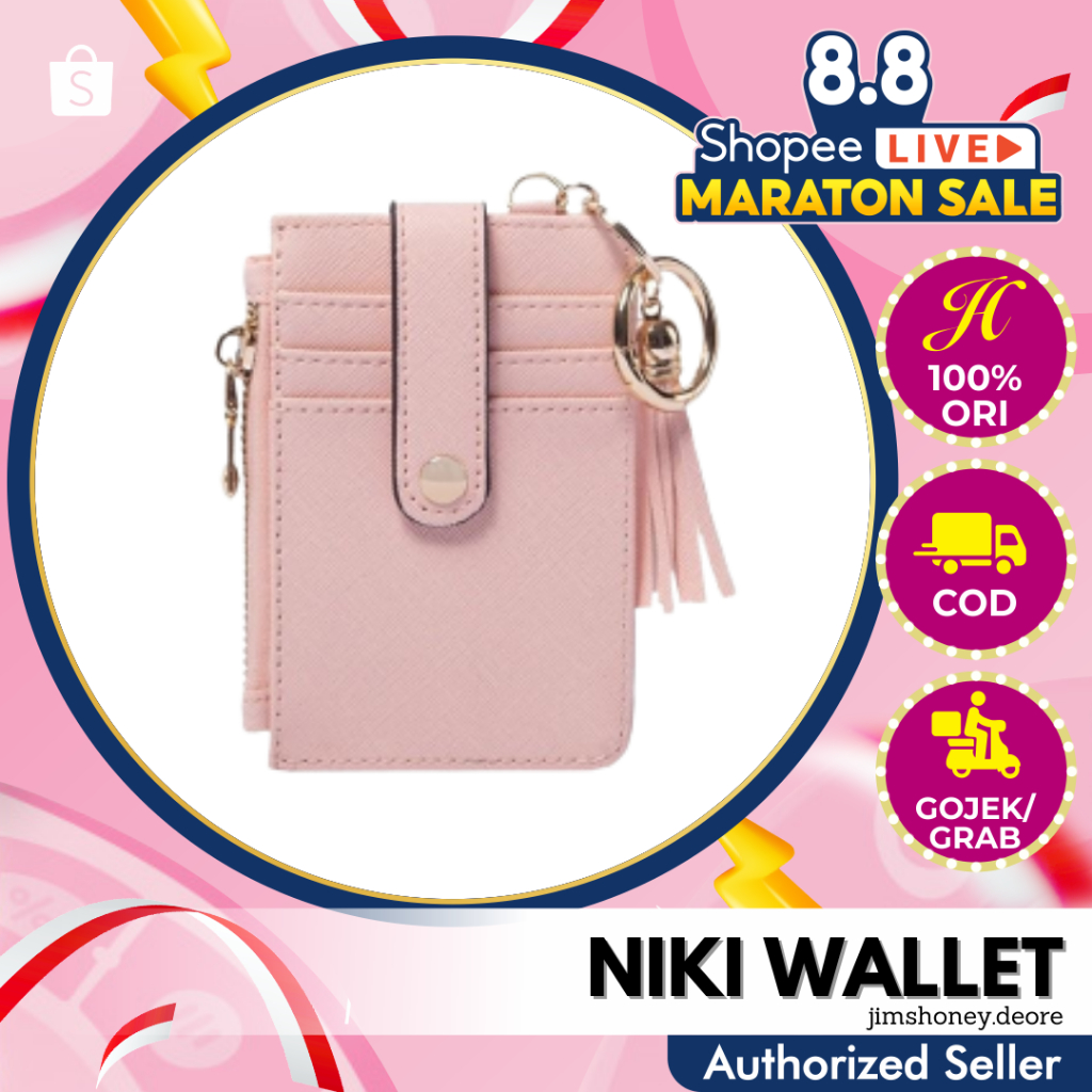 Jual Jims Honey Niki Wallet Dompet Id Card Kartu Wanita Mini Kecil