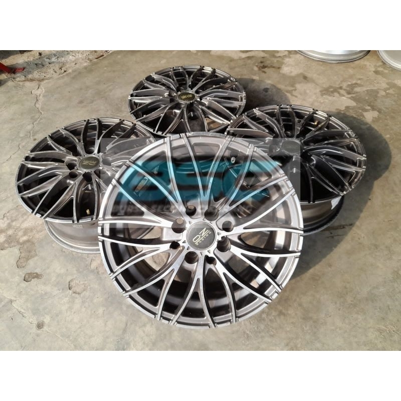 Jual velg racing oz r15 baut 4x100/114 et45 plus ban cocok buat avanza ...