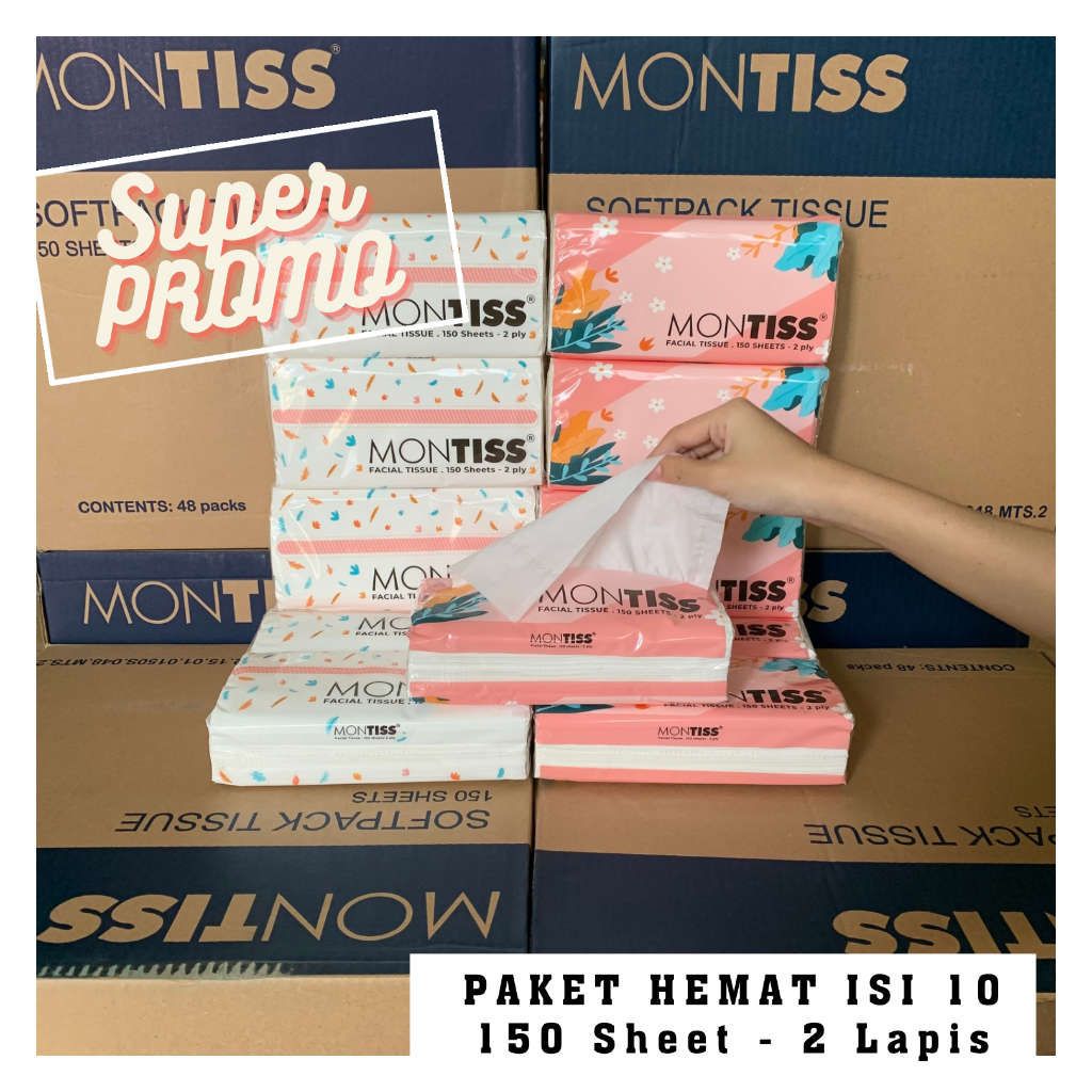 Jual Paket Hemat Tissue Montiss Sheet Lapis Promo Tisu Paket Hemat Isi Shopee