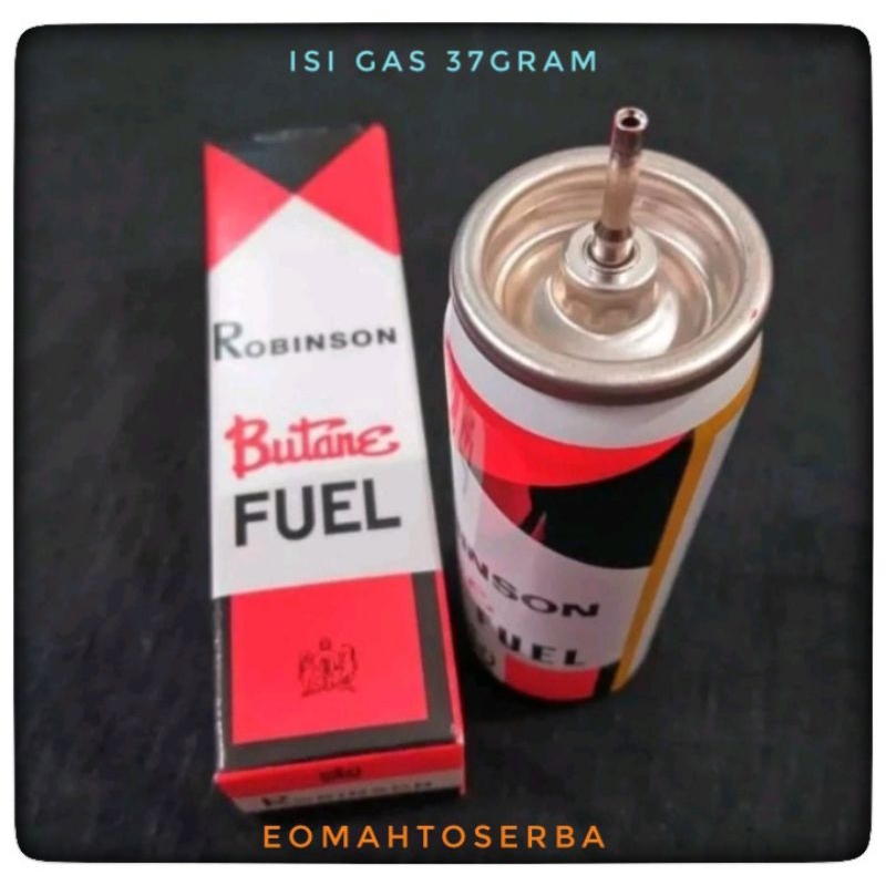 Jual Gas Isi Ulang Korek Merk Robinson 37gr | Gas Butane fuel robinson ...