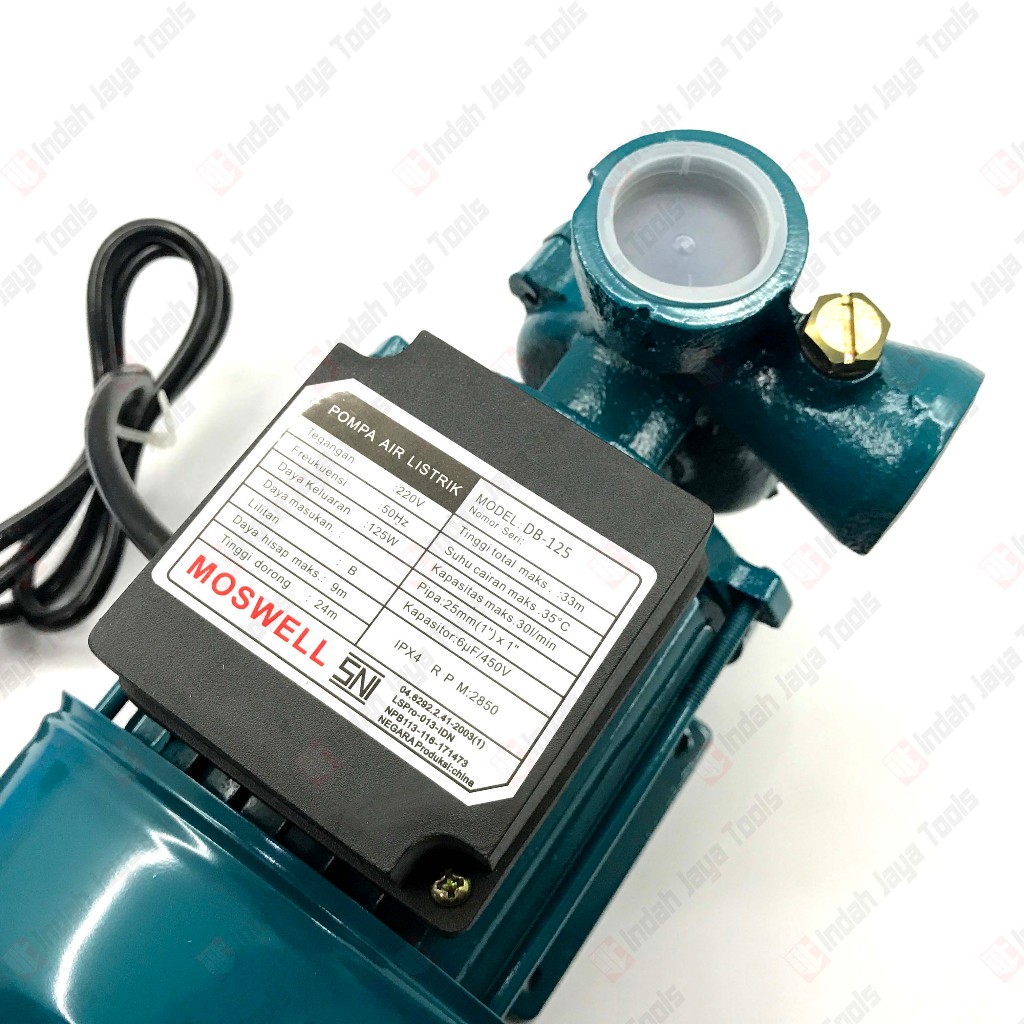 Jual MOSWELL DB-125 Mesin Pompa Air Listrik Sumur Dangkal Non Otomatis ...