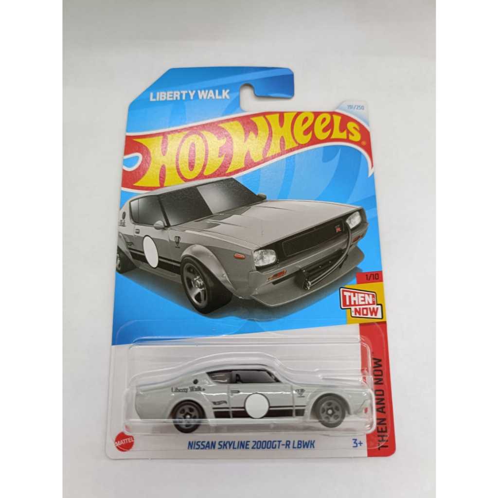 Hot Wheels Premium 1:64 – Nissan Skyline 2000 GT-R LBWK, Équipe Transport 2024, Neuf
