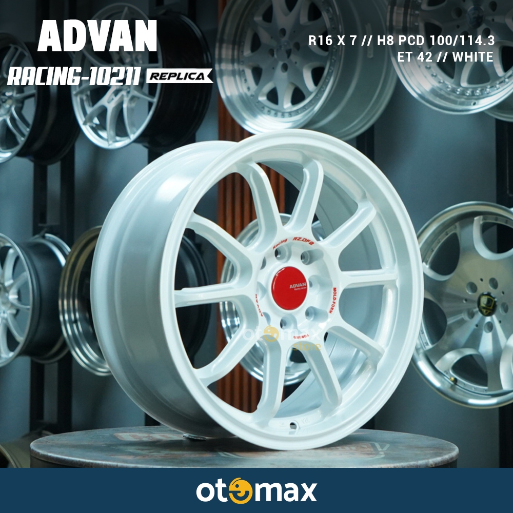 Jual Velg Mobil Advan Racing RZ-DF2 Ring 16 White | Shopee Indonesia