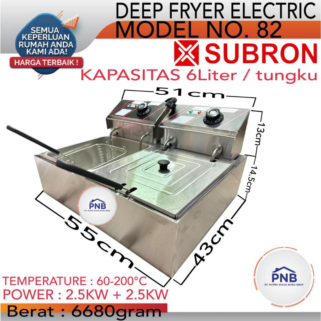 Jual SUBRON Electric Deep Fryer Kotak Plus Keranjang Saringan Minyak ...