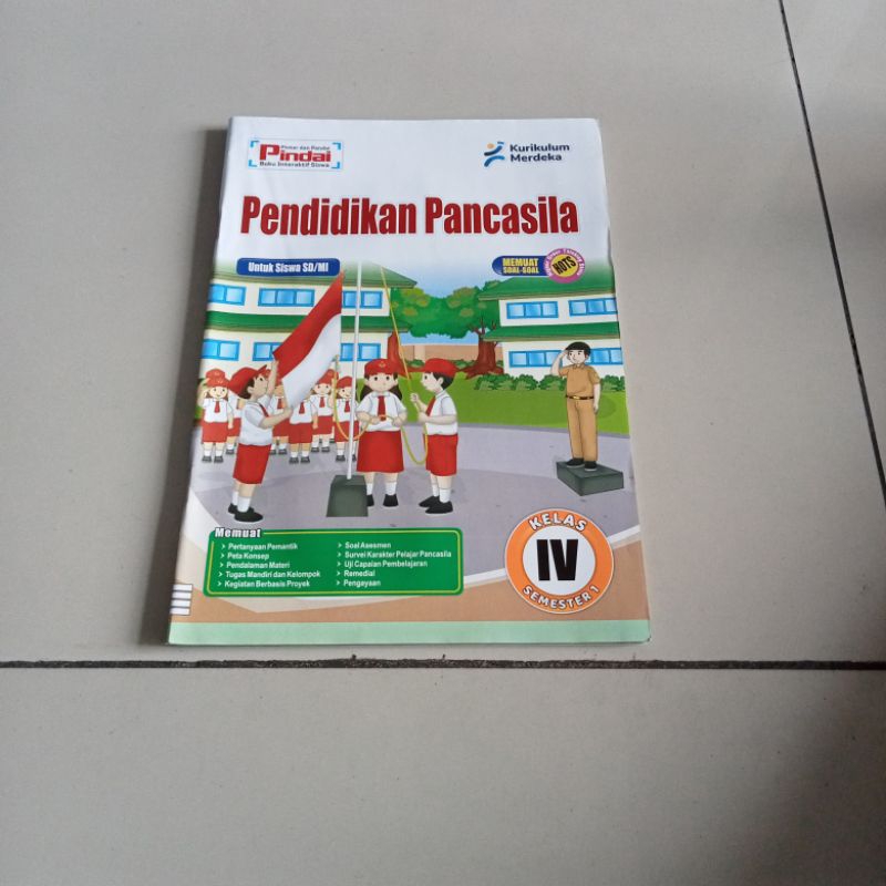 Jual buku pendidikan Pancasila kelas 4 SD kurikulum merdeka pindai Arya ...