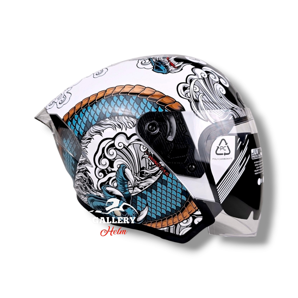 Jual HELM RSV WINDTAIL RYUJIN | HELM RSV HALF FACE | Shopee Indonesia