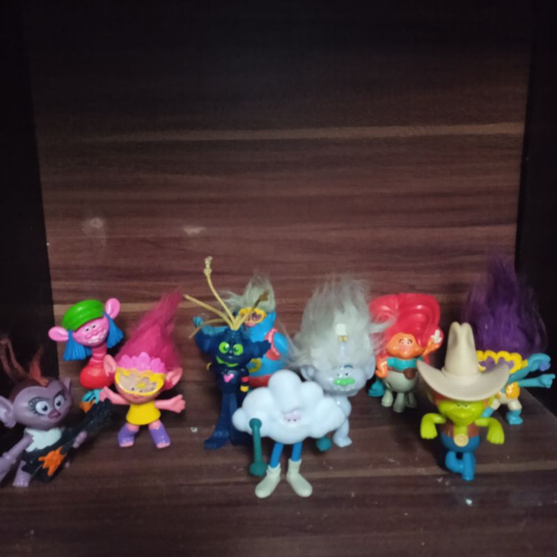 Jual happy meal toys troll world tour full set | Shopee Indonesia