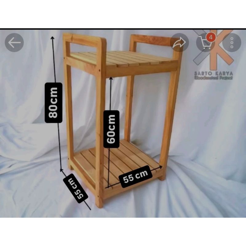 Jual CUSTOM UKURAN Rak Susun Kayu Serbaguna | Shopee Indonesia