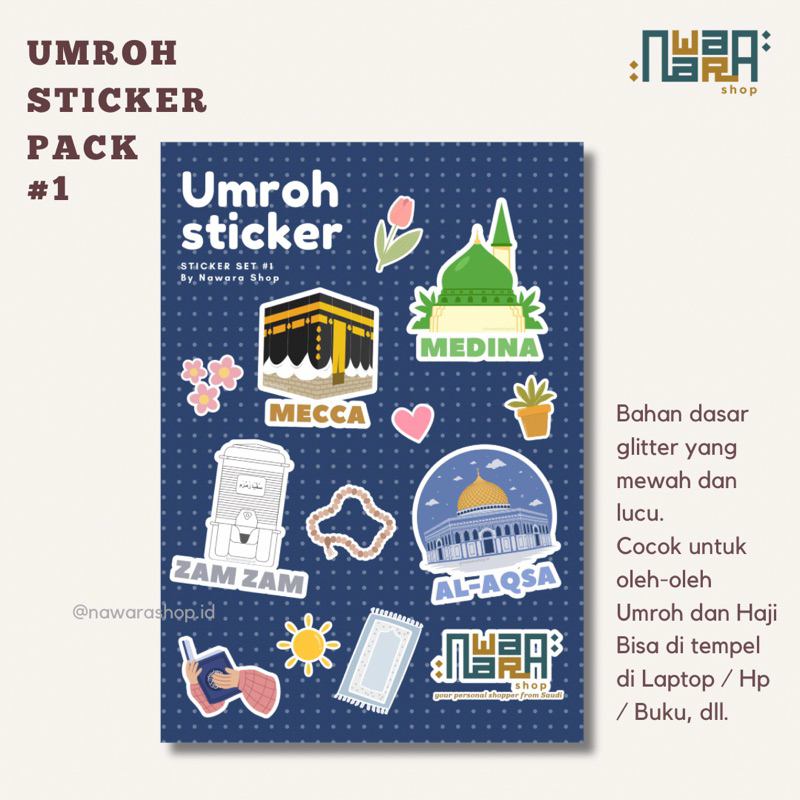 Jual STICKER UMROH PACK | Shopee Indonesia