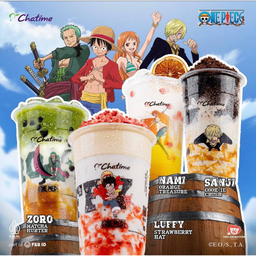 Jual Chatime x Onepiece Photo Card / Bounty, & Cup Spesial Limited ...