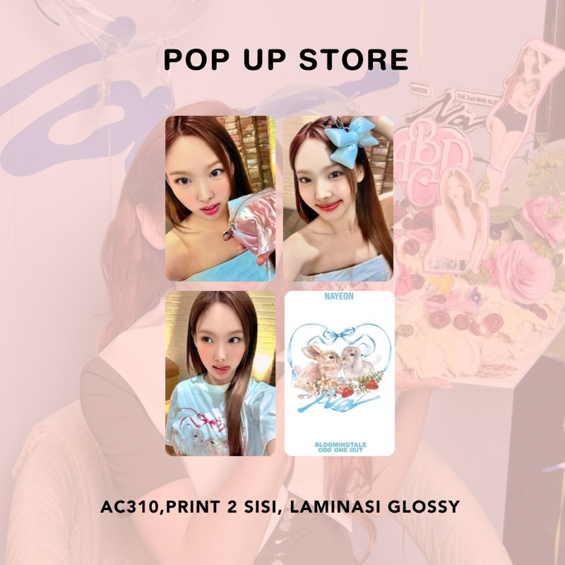 Jual [SET] TWICE NAYEON 'NA' 2ND MINI ALBUM UNOFFICIAL PHOTOCARD