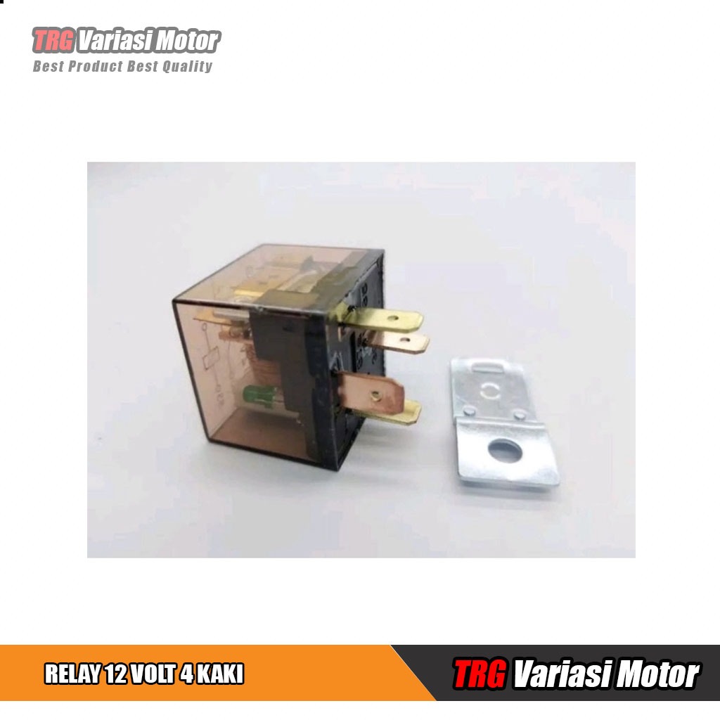Jual Relay Klakson Mobil Riley 12 Volt 4 Kaki Transparant Kaki 4 80A 12 ...