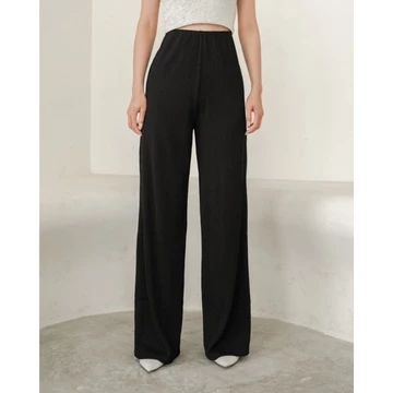 Seine Pleats Pants Celana Kulot Wanita Highwaist Knit Premium Look Korean