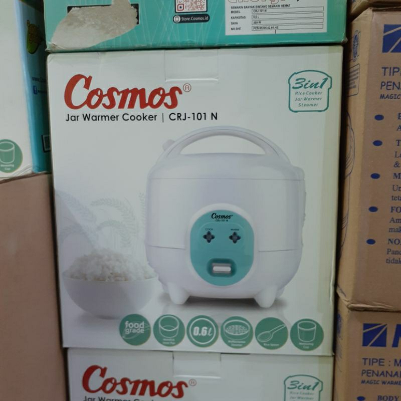 Jual COSMOS Mini Rice Cooker CRJ-101N 0,6L | Shopee Indonesia