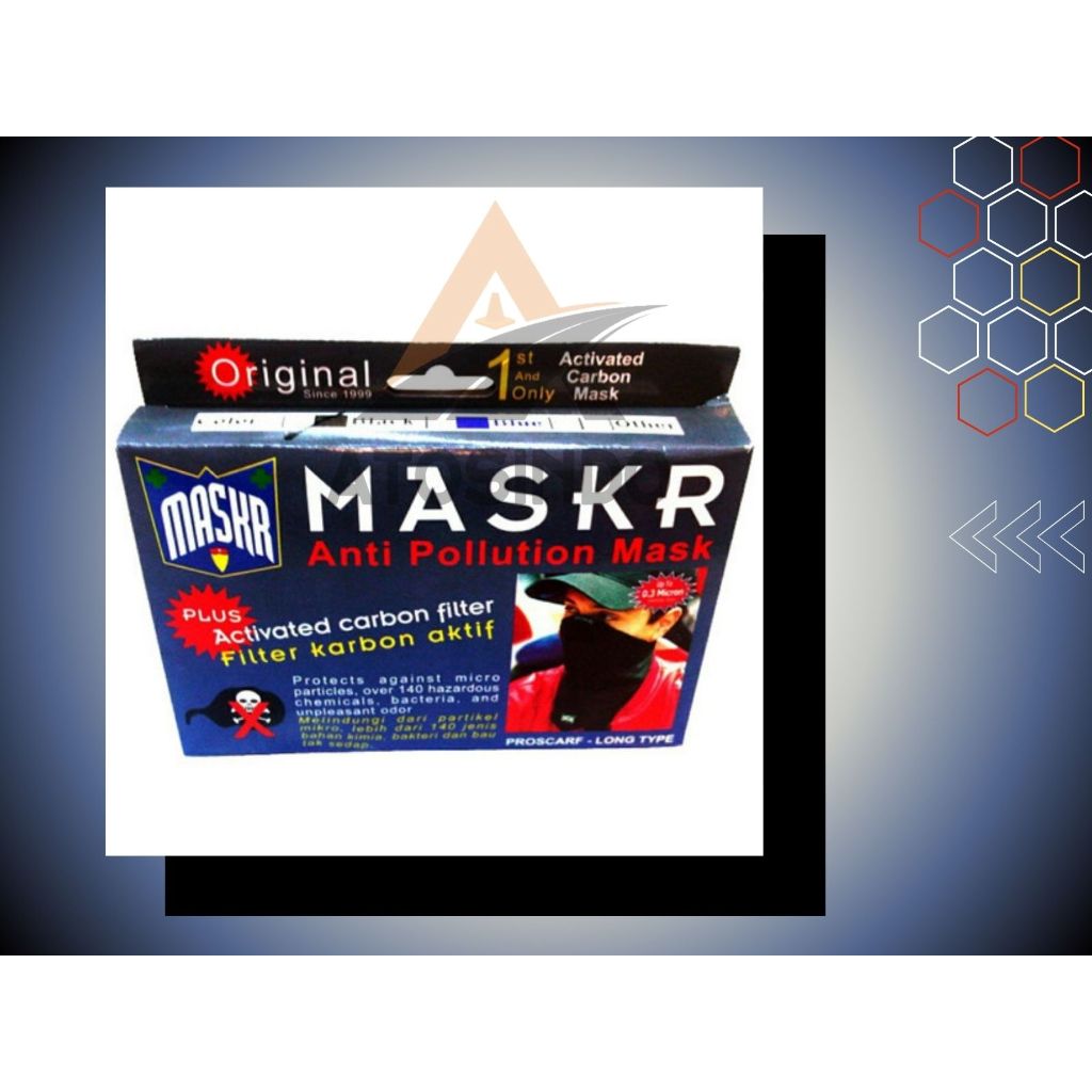 Jual MASKER PROSCARF ANTI DEBU ASAP MOTOR FILTER CARBON ANTI POLLUTION ...
