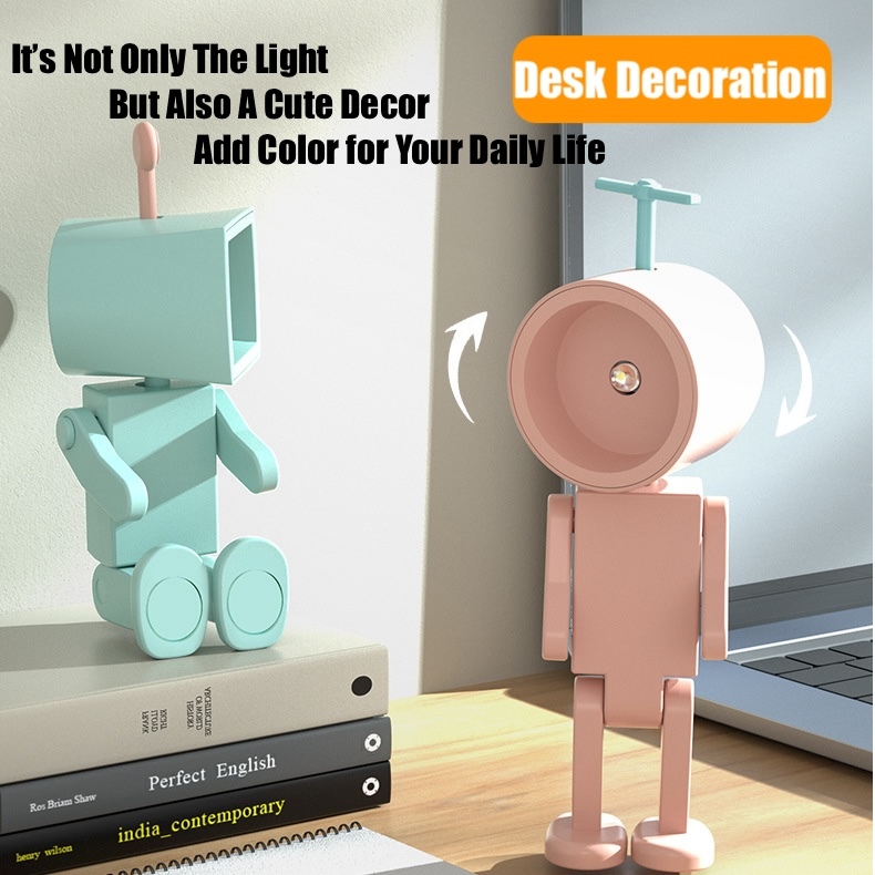 Jual Mini LED Light Multifungsi Desk Decoration Creative Robot Lampu ...