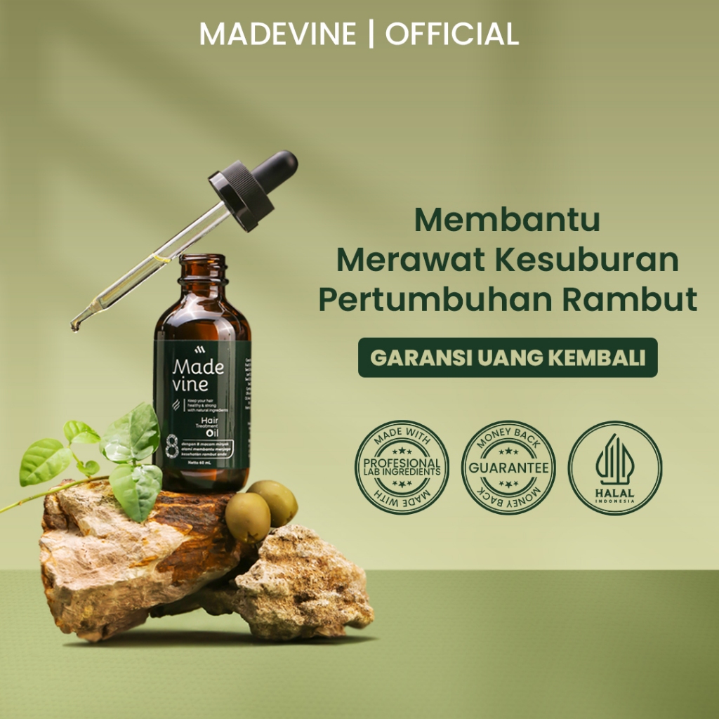 Jual Madevine Hair Oil Obat Rambut Rontok Dan Penumbuh Rambut Pria