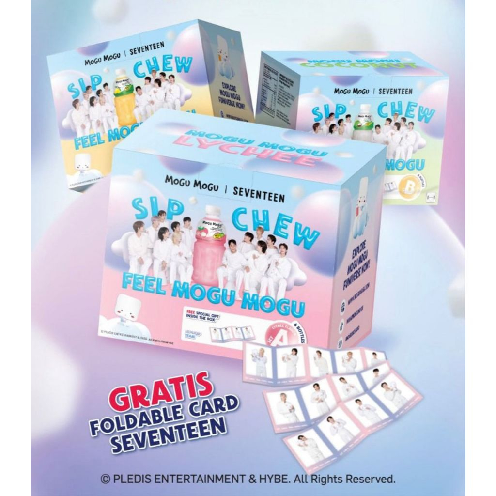 Jual LAST STOCK Mogu Mogu I Seventeen -COLLABORATION BOX- | Shopee ...