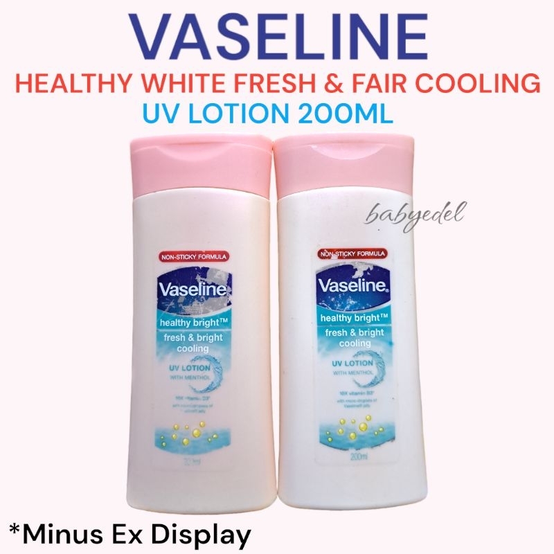  Jual [PROMO] VASELINE HEALTHY WHITE FRESH & FAIR COOLING UV LOTION 