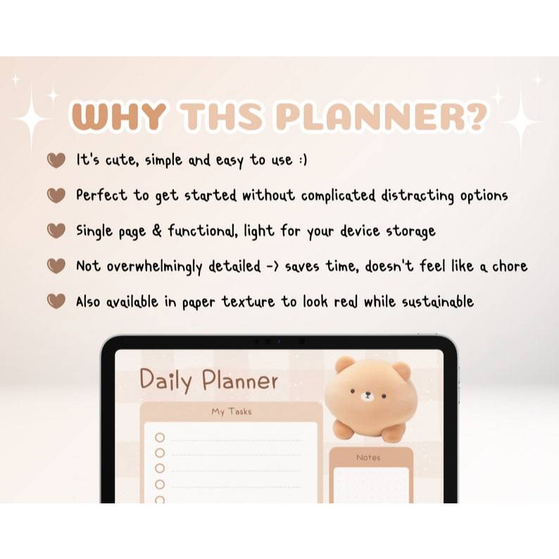 Jual Digital Planner - Cute Kawaii Daily & Goodnotes Planner Template ...