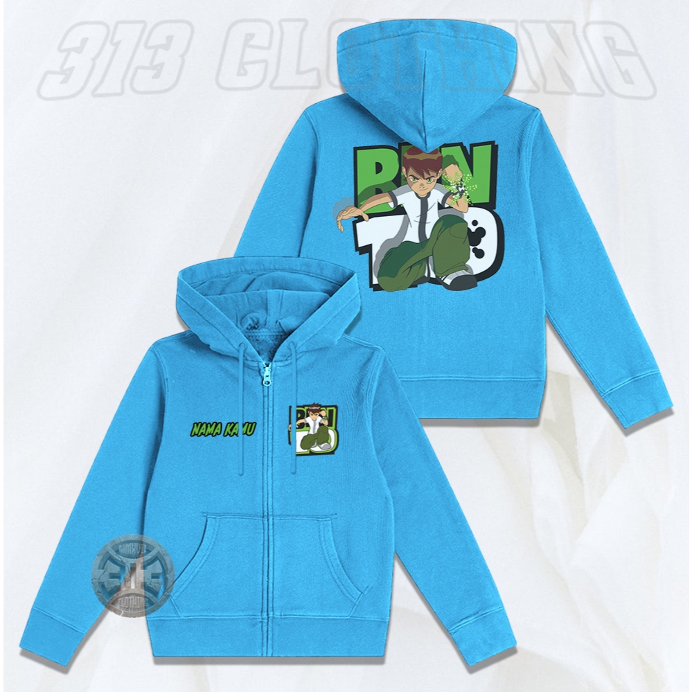 Jual Hoodie Zipper Anak Ben 10 Jaket Anak BEN10 Ben 10 Gratis