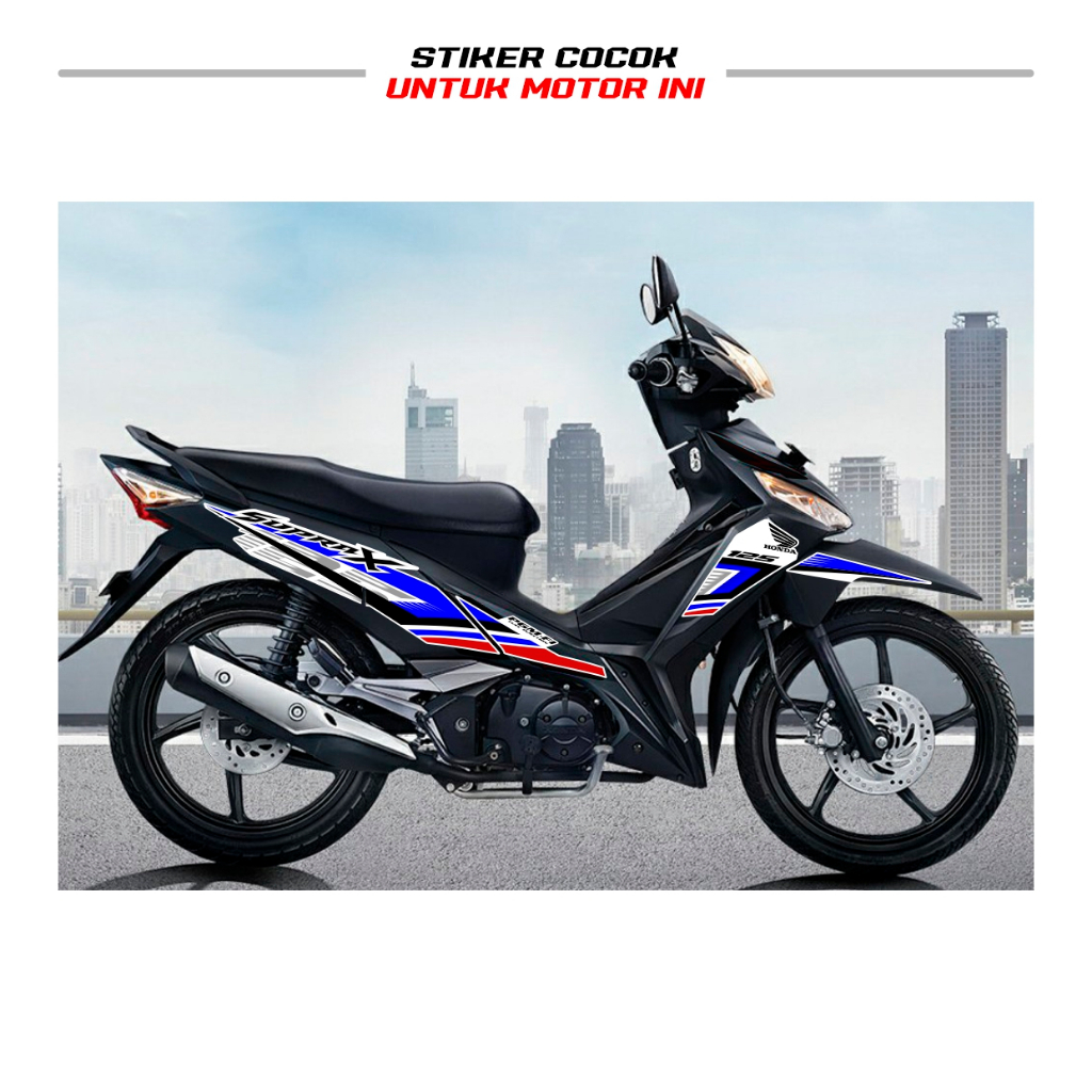 Jual SP74 Striping Stiker Sticker Lis Motor Honda Supra X 125 FI 2021 ...