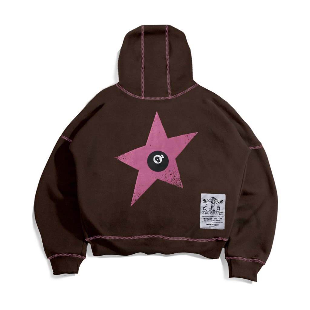 Jual Double Zip Hoodie Boxy oversize Fillingstreet - Holly
