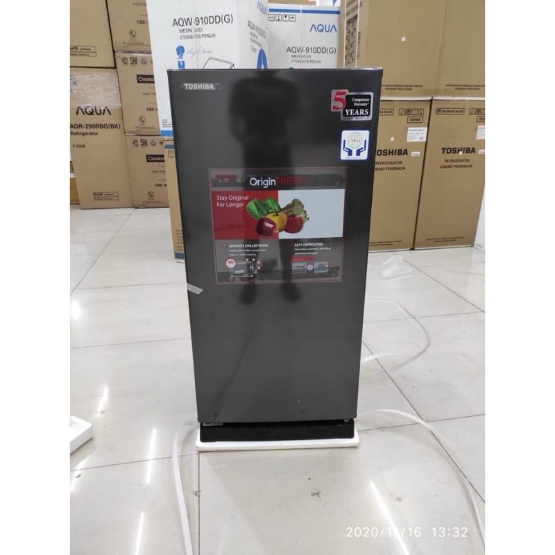 Jual Kulkas Toshiba 1 Pintu 196CE Garansi Resmi | Shopee Indonesia