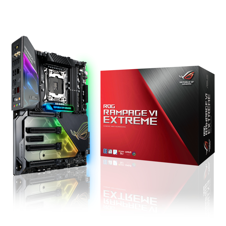 Jual ROG RAMPAGE VI EXTREME - Motherboard - Intel X299 chipset - LGA ...
