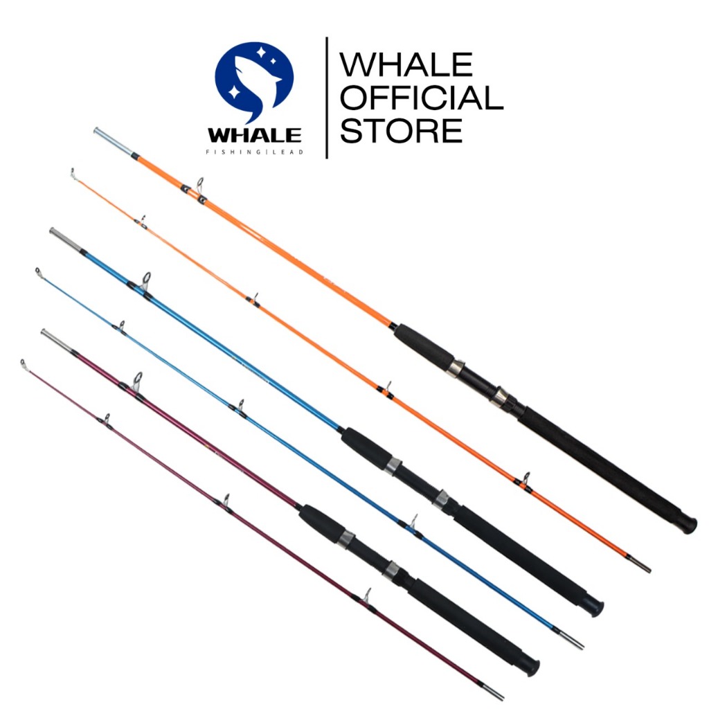Jual WHALE Joran Pancing 1.65m/1.8m/2.1m Fishing Rod Carbon Fiber Joran ...
