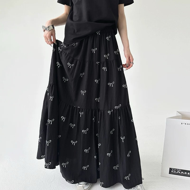 Jual Rok susun panjang korean style / Long skirt korean style | Shopee ...
