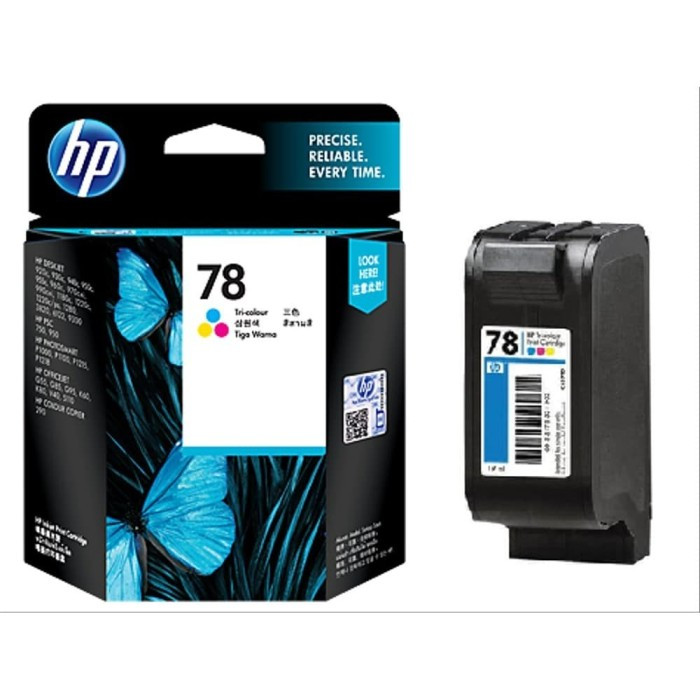 Jual Cartridge HP 78 Tinta Printer Ink Color HP78 Tri Colour Original ...