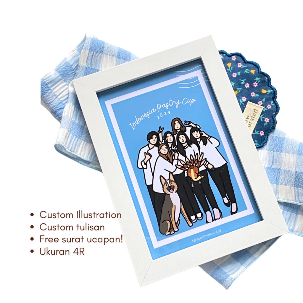 Jual [Willow Frame] | Frame Custom Illustration 4R | Bingkai Foto ...