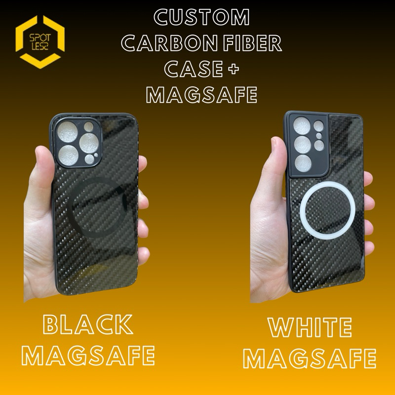 Jual Custom Case Carbon + Magsafe | Shopee Indonesia