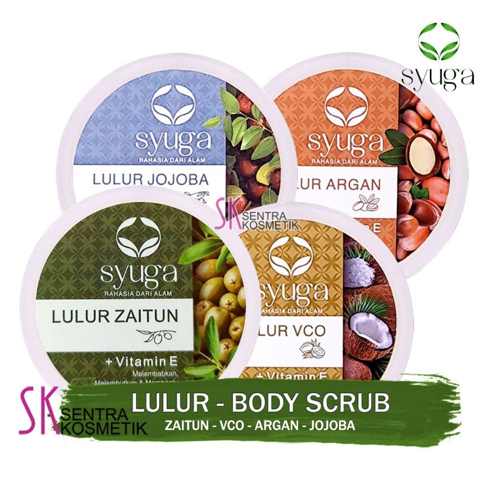 Jual SYUGA Lulur Mandi Body Scrub Mencerahkan Peeling Badan | Shopee ...