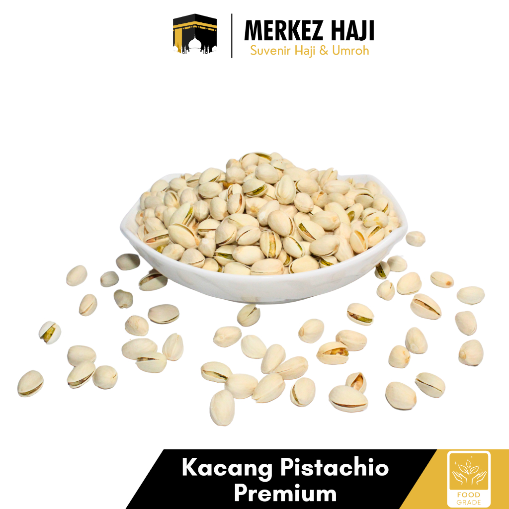 Jual Kacang Fustuk Pistachio Panggang Arab Premium 500 Gram | Ketawa ...