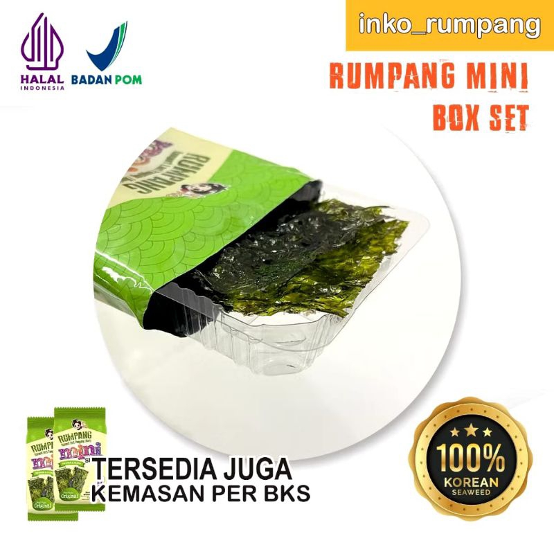 Jual INKO RUMPANG MINI RUMPUT LAUR PANGGANG/ SUSHI NORI HALAL BPOM ...