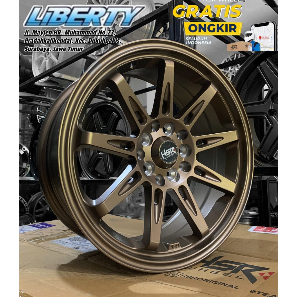 Jual VELG MOBIL RACING INOVA,ERTIGA,NEW VELOZ HSR TIKALA R16X7 H10X100 ...